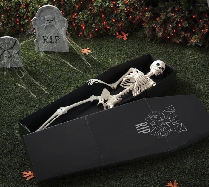 64″ Decorative Halloween Coffin